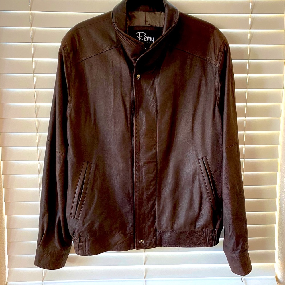 Remy Leather Jacket women’s size 38